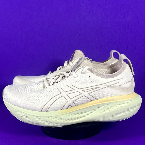 Asics Gel Nimbus 25 Women’s Size 10 Cream/Fawn Running Shoes 1012B356 - Picture 3 of 9